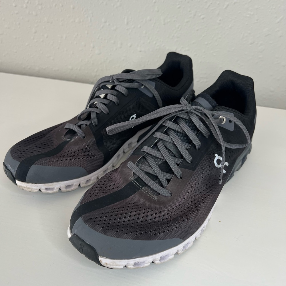 On Running Black and Gray Sneakers